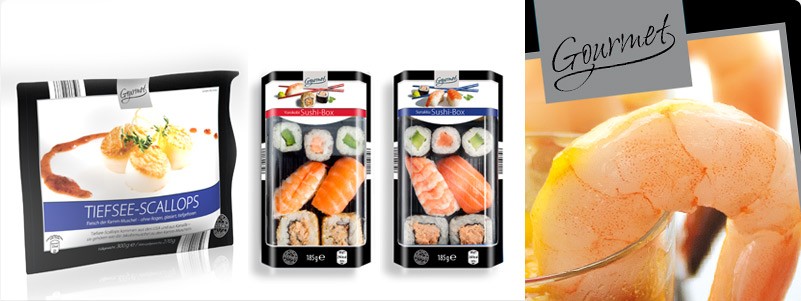 Verpackungen für ALDI Hofer, ALDI International – Gestaltungsentwicklung, Foodstyling und Umsetzung