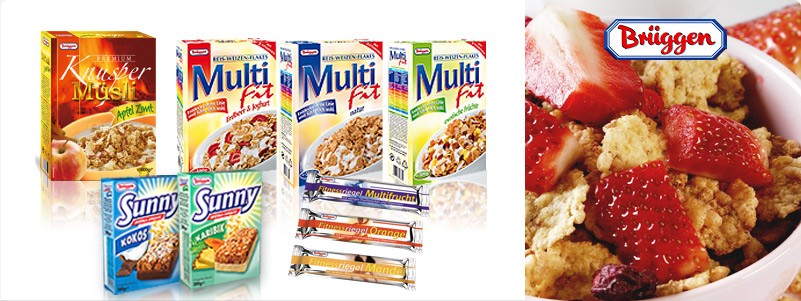 Verpackungen für H. & J. Brüggen – Konzeption und Umsetzung Verpackungsdesign, Composing, Naming und Markenlaunch